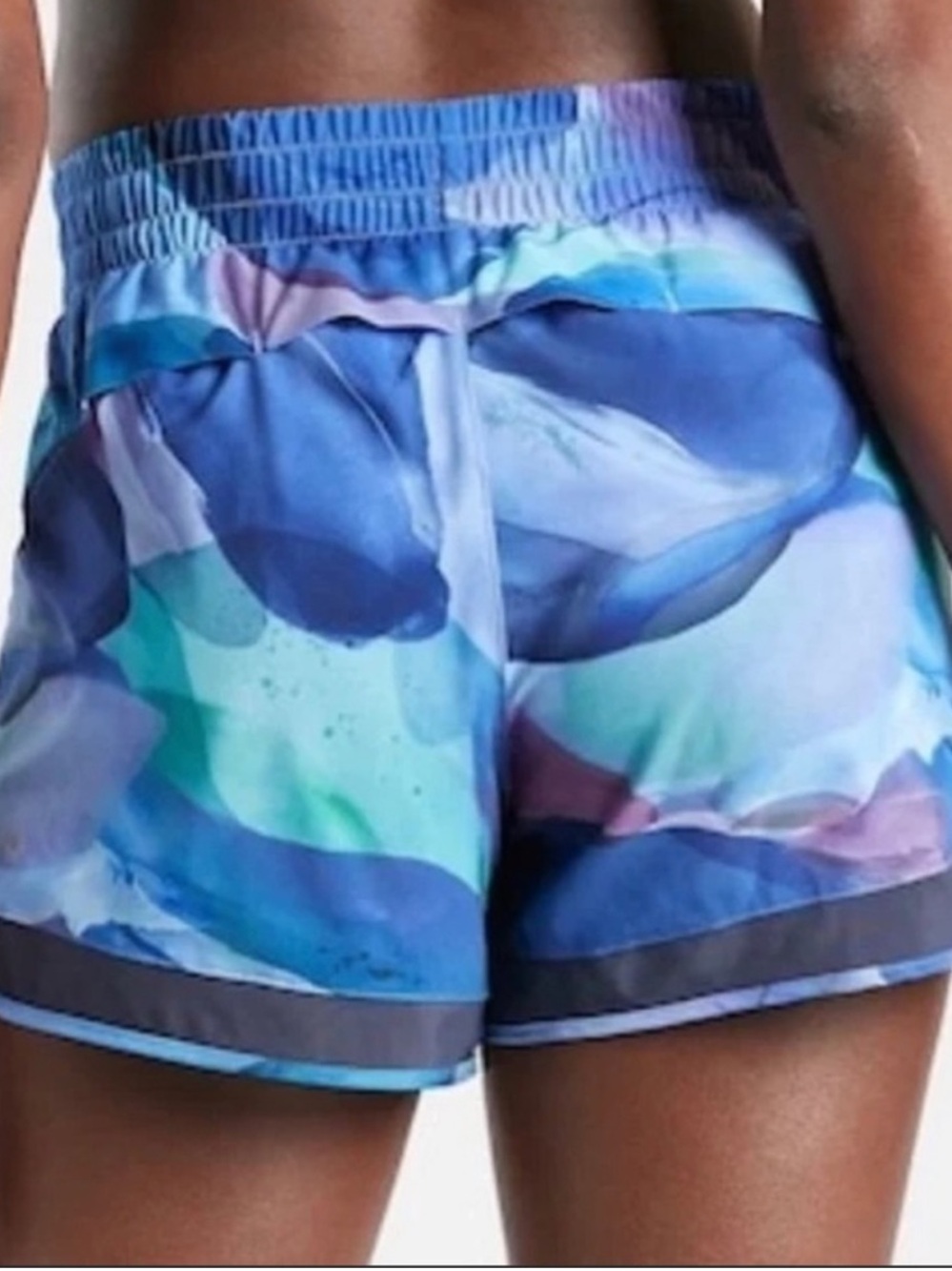 Athleta Mesh Printed Racer Short